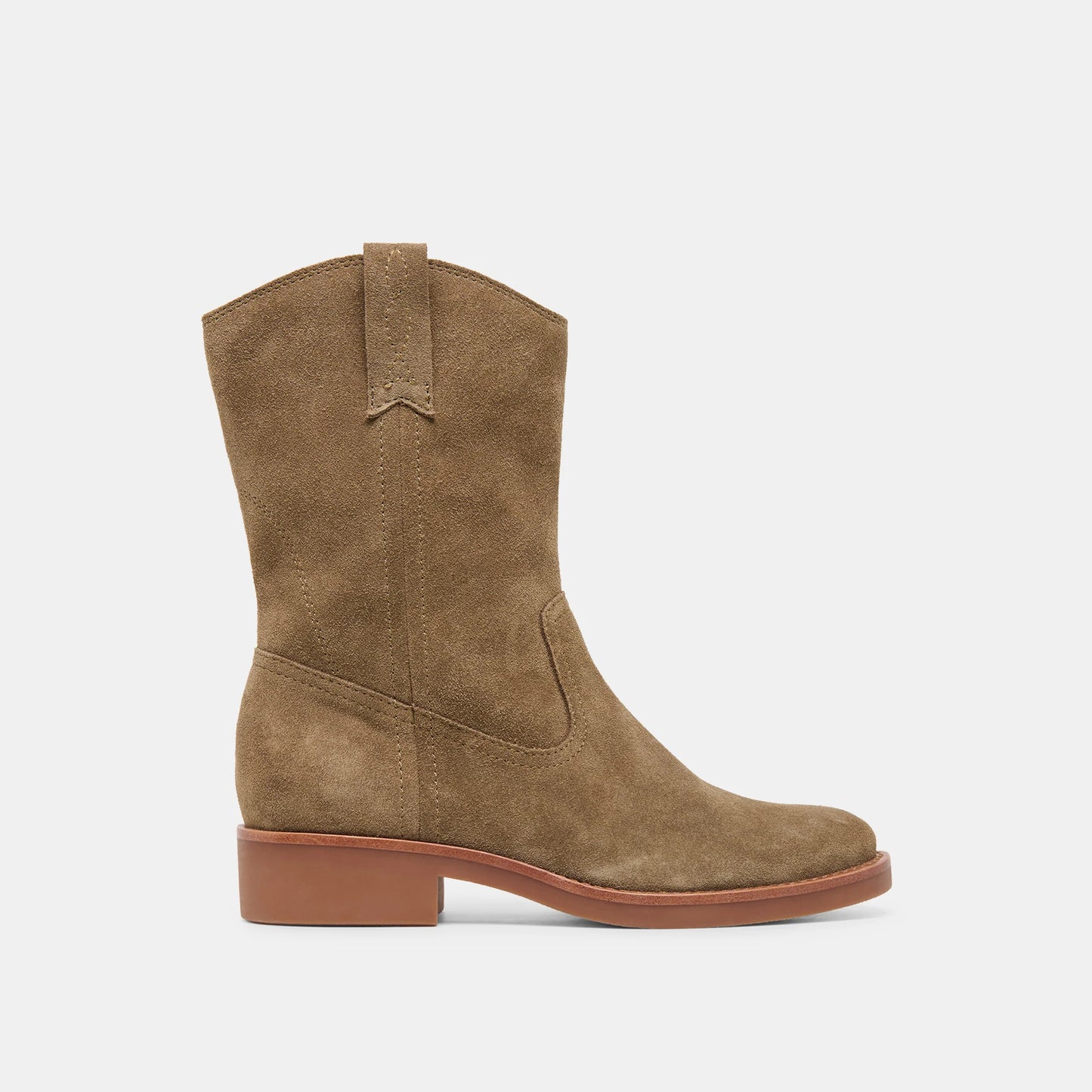 The Olive Suede Wanderer Boot